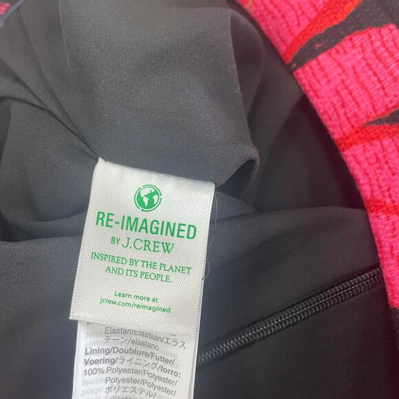 J. Crew Pink and Gold Tropical Floral Pencil Skirt, size 2 - Picture 7 of 8